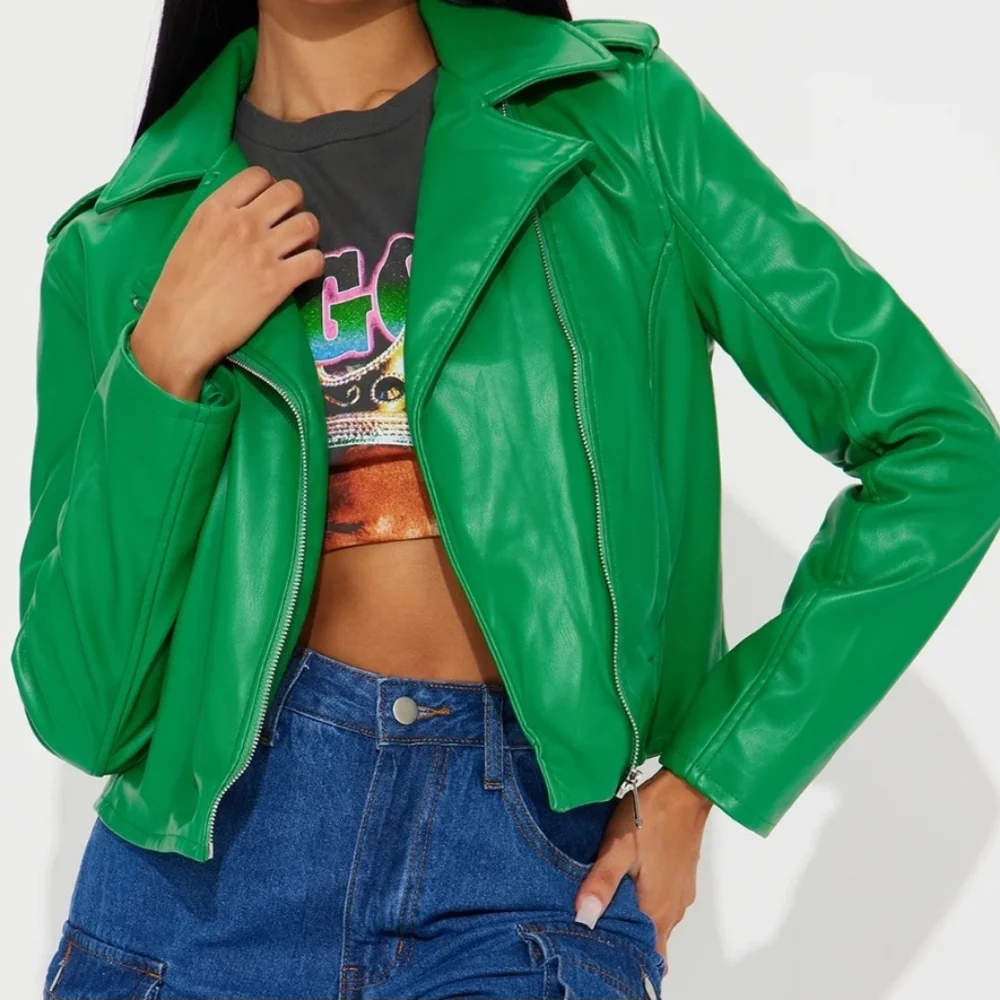 Faux Leather Jacket - Picture 2 of 2